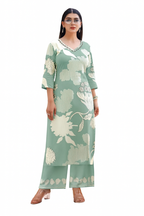 Jaipuri Print Ethnic Kurta Set
