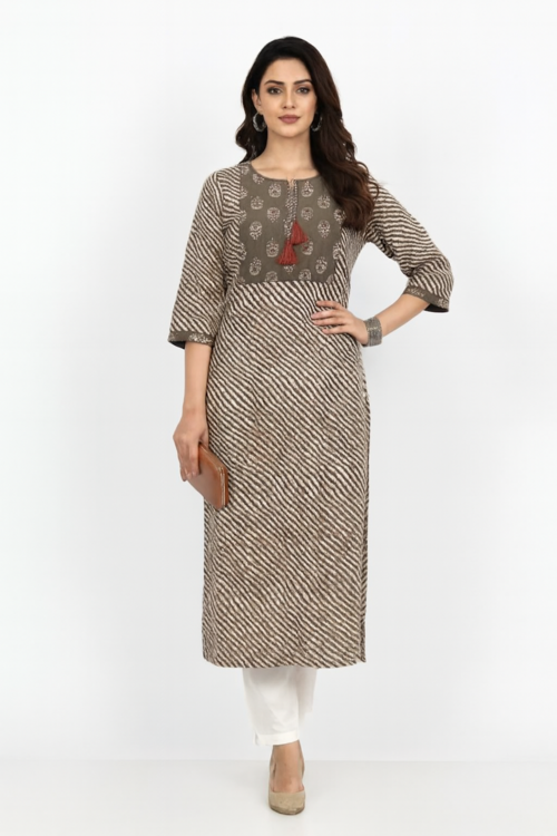 Elegant Ethnic Kurta Pant Set